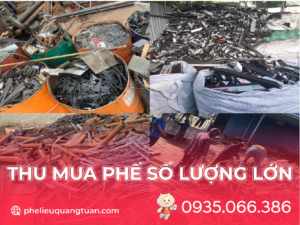 Thu mua phế liệu số lượng lớn