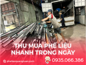 Thu mua phế liệu nhanh trong ngày