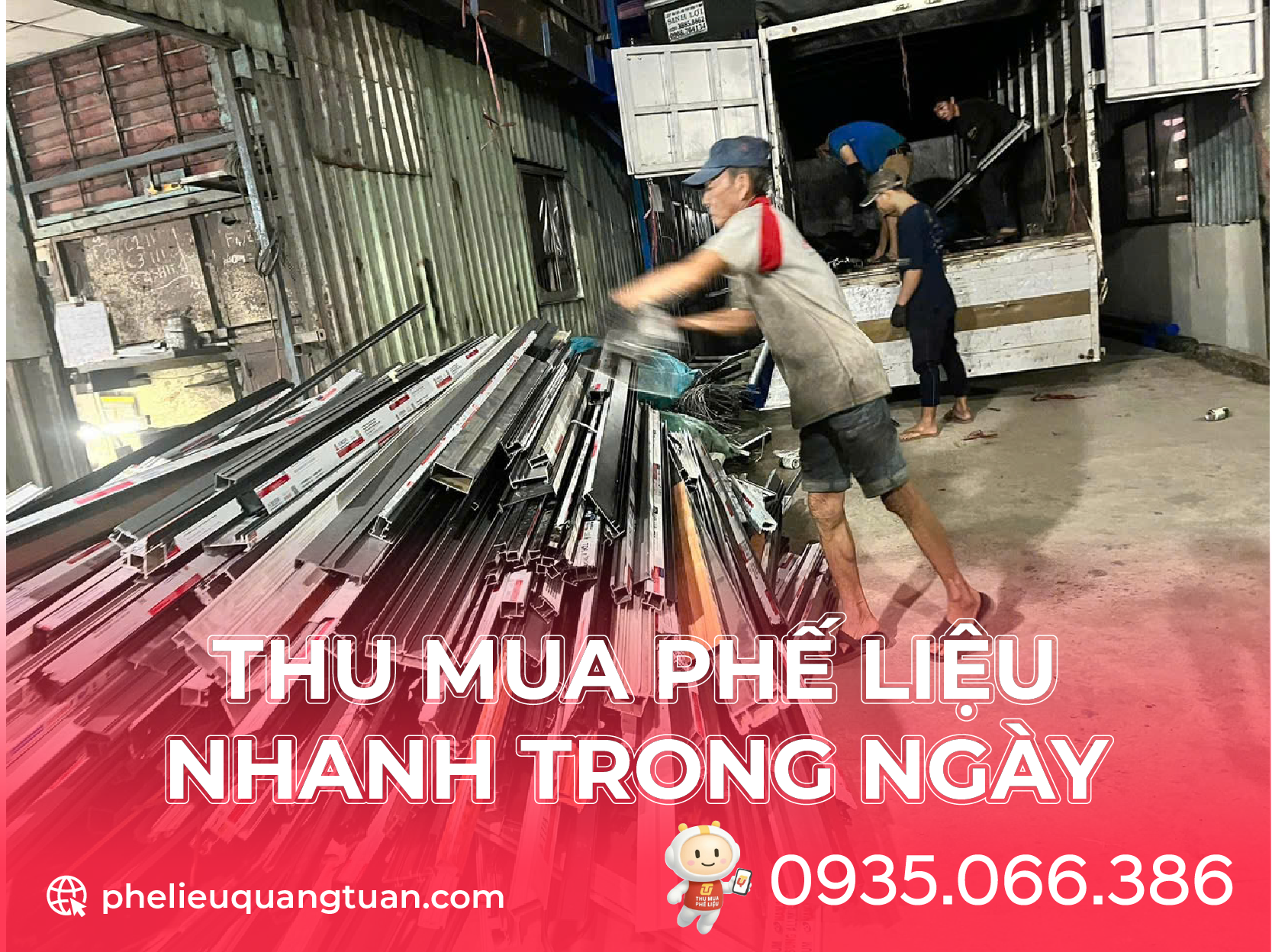 Thu mua phế liệu nhanh trong ngày