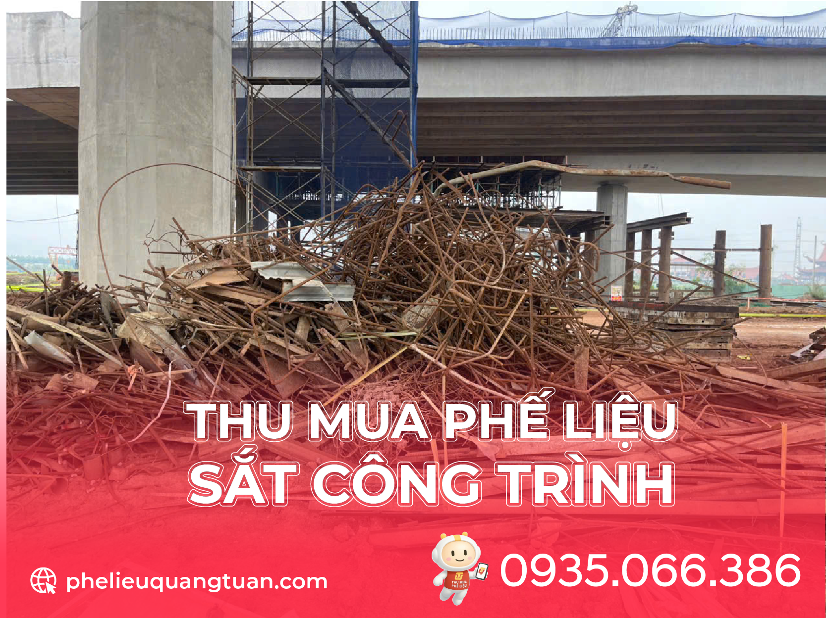 Thu mua phe lieu sat cong trinh